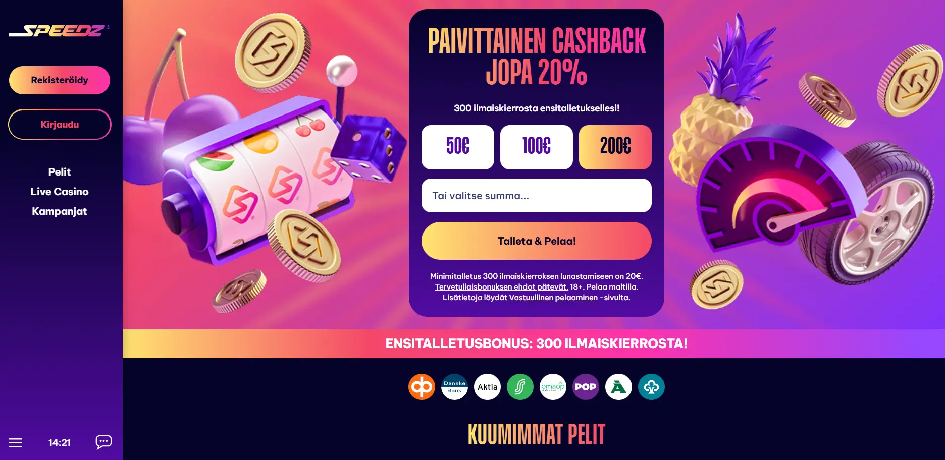 Speedz – välittömyyden ja keveyden logiikka
